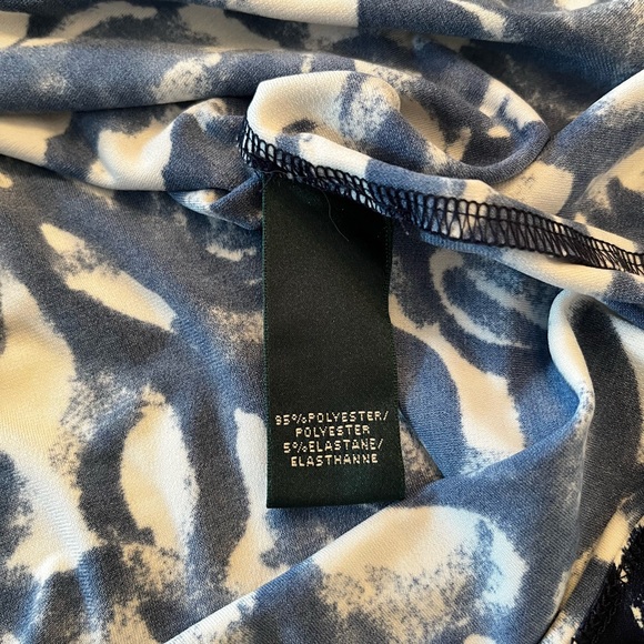 Lauren Ralph Lauren Faux Wrap Sheath Dress Size 12 - Picture 13 of 13